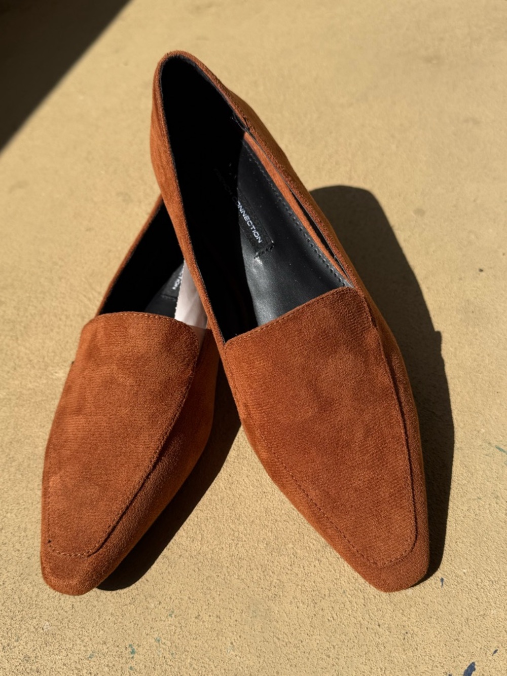 French Connection Women's Suede Loafers in Rust • Zapatos mocasines de mujer - Picture 13 of 15